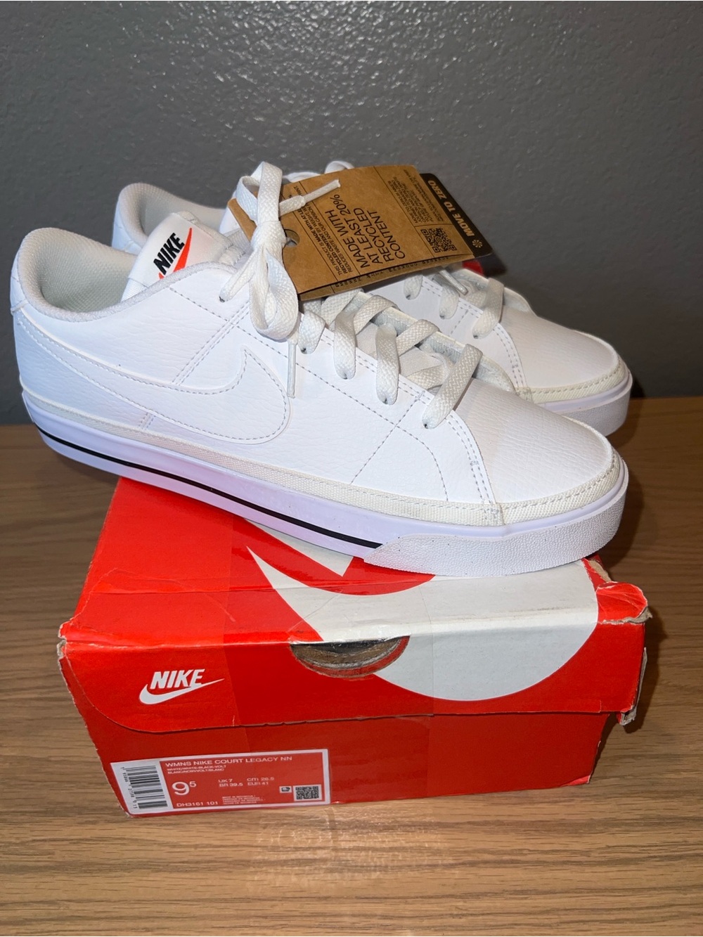 NIB Nike Court Legacy Next Nature DH3161-101 Women’s size 9.5